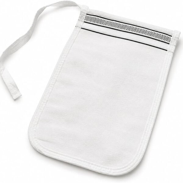 Exfoliating Bath Gloves | Beige Deep Cleansing Tool | Dual-Use for Body and Face (Removes Dead Skin)