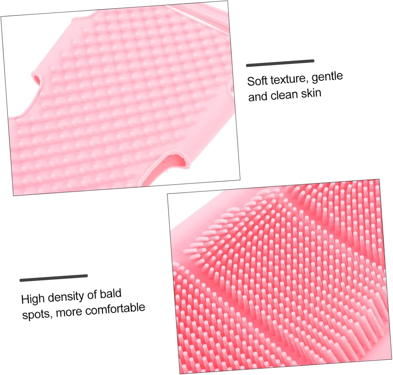 2-Pack Deep Exfoliating Bath Gloves | Silicone Scrub Brush | Dual-Purpose Body and Scalp Cleansing Tool - Image 2