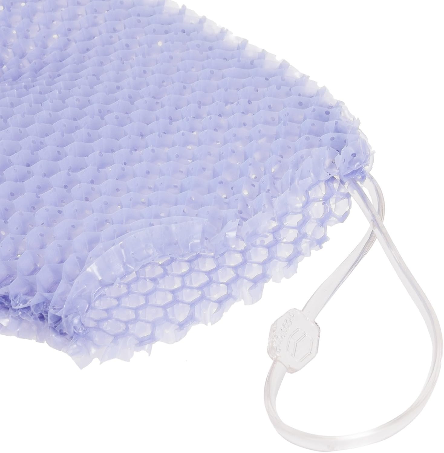 Purple Silicone Exfoliating Shower Gloves | Dual-Use Body and Face Scrub Brush | Shower Cleaning Aid - Image 2
