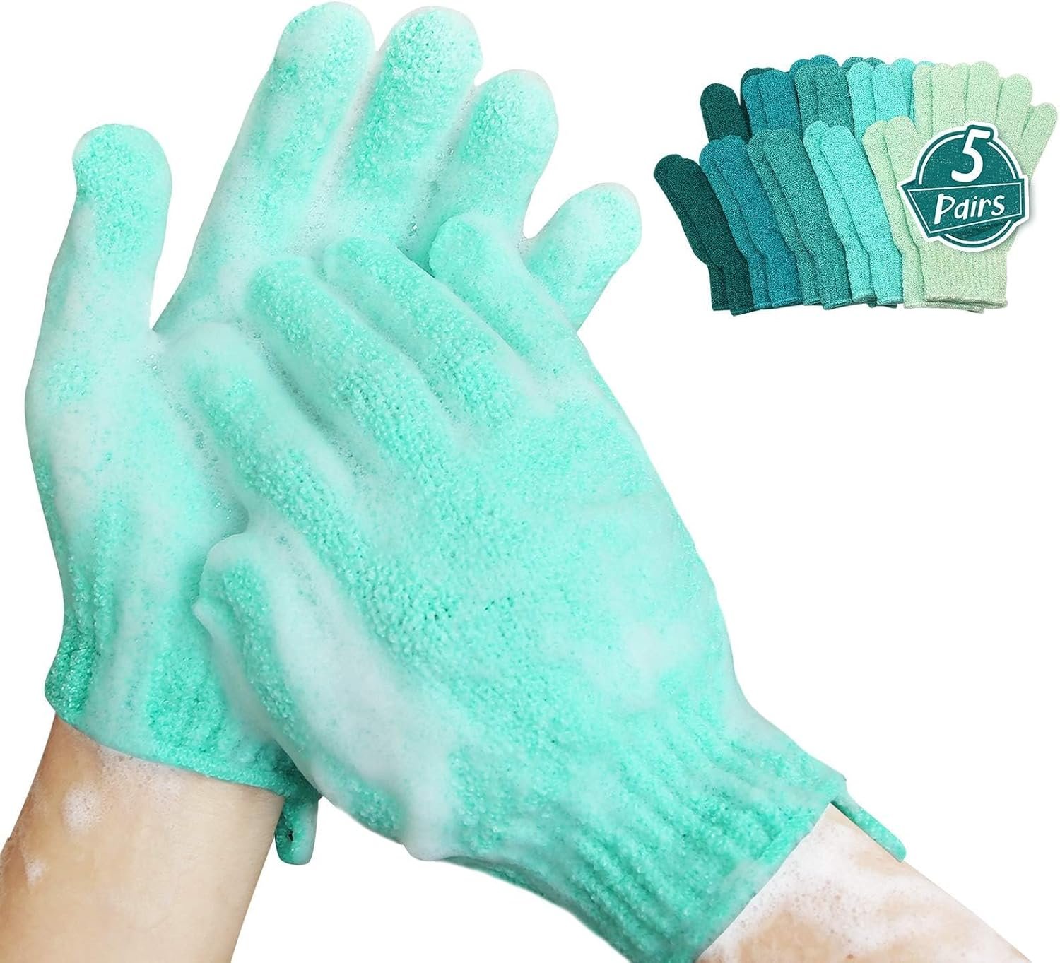 Exfoliating Scrub Gloves | Deep Cleansing and Care Tool