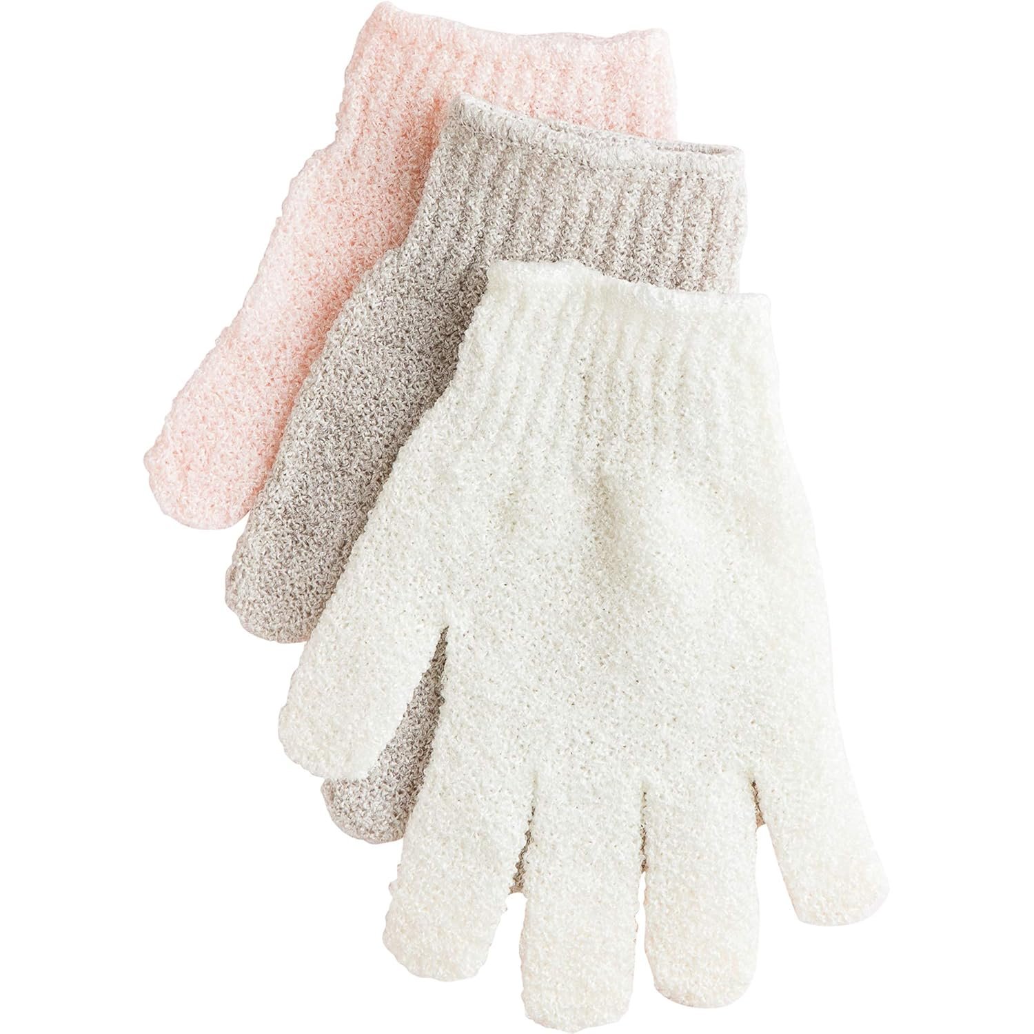 1-Pair Exfoliating Bath Gloves | Bathing and Cleansing Tools (Unisex)