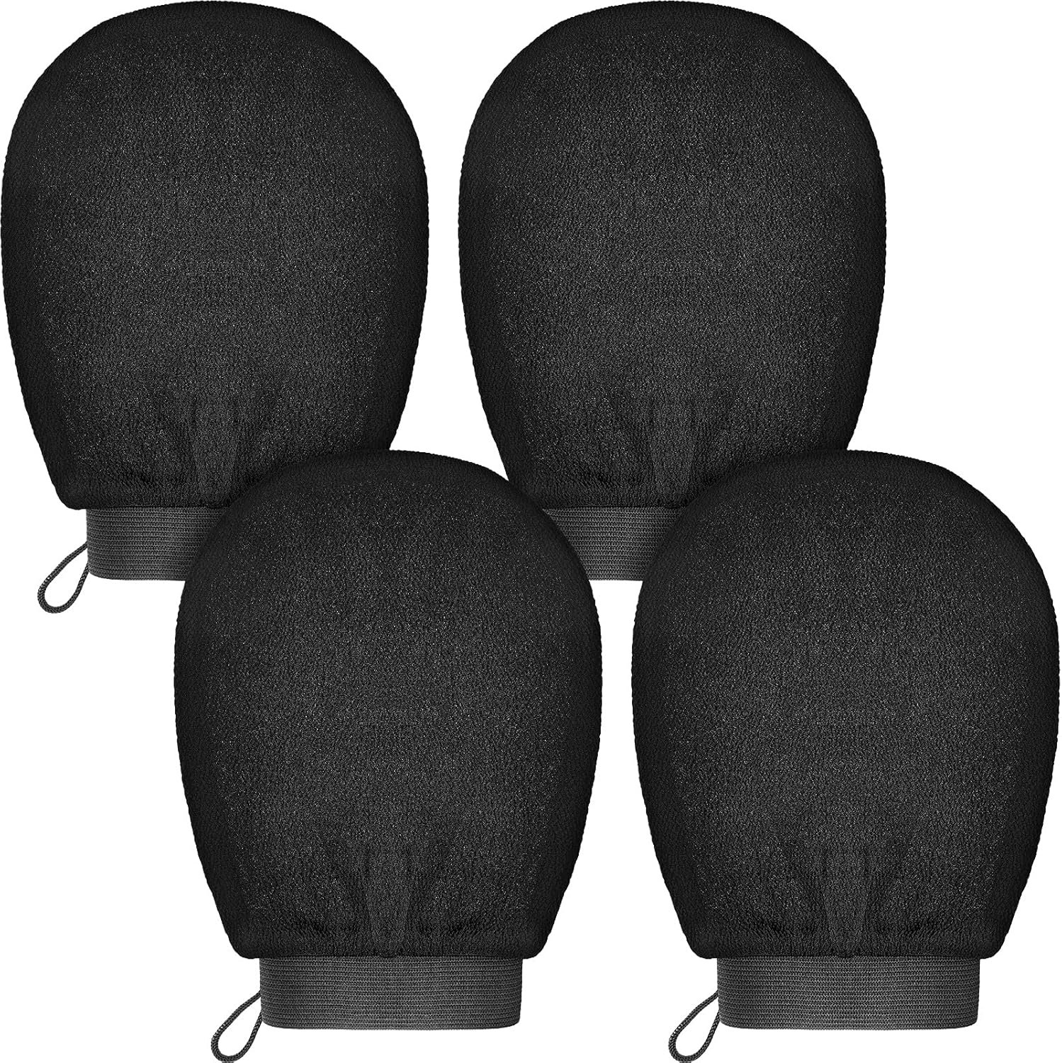 4-Pack Deep Cleansing and Care Tools | Full Body Scrub to Remove Dead Skin (Improves Rough Skin)